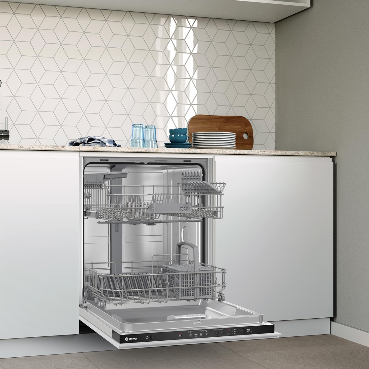 Máquina de Lavar Loiça Encastrável Balay 3VF304NP de 12 Conjuntos e 60 Cm 3