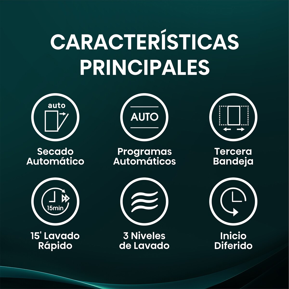 Lavavajillas Integrable Hisense 16 servicios, 60 cm  - HV16A 3