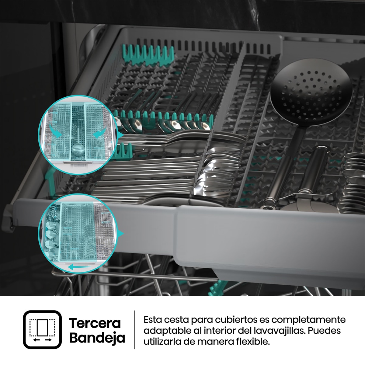 Lavavajillas Integrable Hisense 16 servicios, 60 cm  - HV16A 7