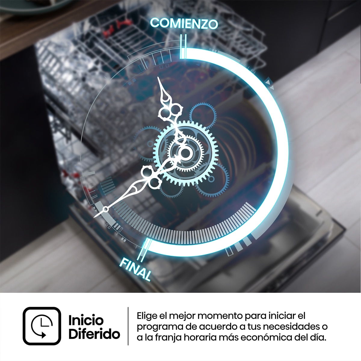 Lavavajillas Integrable Hisense 16 servicios, 60 cm  - HV16A 10