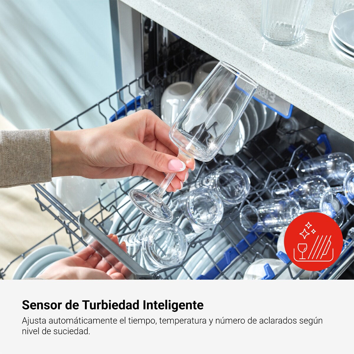 Máquina de Lavar Loiça Encastrável Fagor 4LVF-635IT de14 Conjuntos, 60 cm, 3ª Bandeja e 7 Programas 10