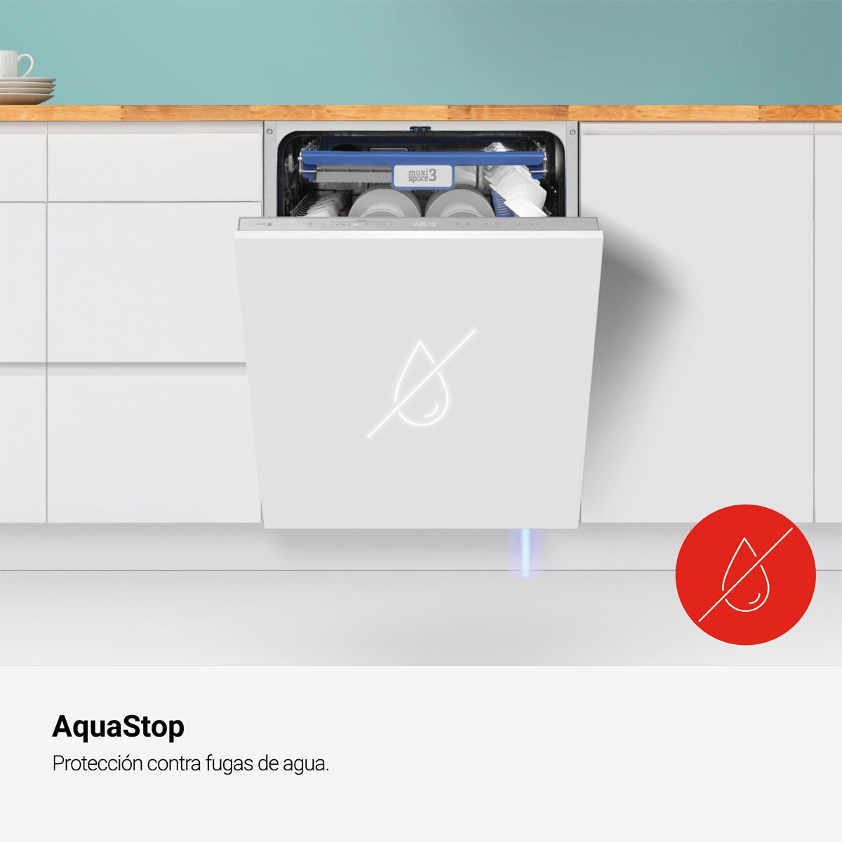 Máquina de Lavar Loiça Encastrável Fagor 4LVF-637ADIT de 14 Conjuntos, de 60 cm, 3ª Bandeja, Autodoor e de 10 Programas 6