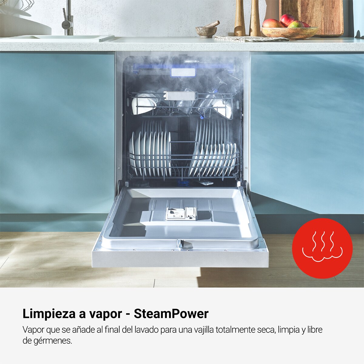 Máquina de Lavar Loiça Encastrável Fagor 4LVF-637ADIT de 14 Conjuntos, de 60 cm, 3ª Bandeja, Autodoor e de 10 Programas 11