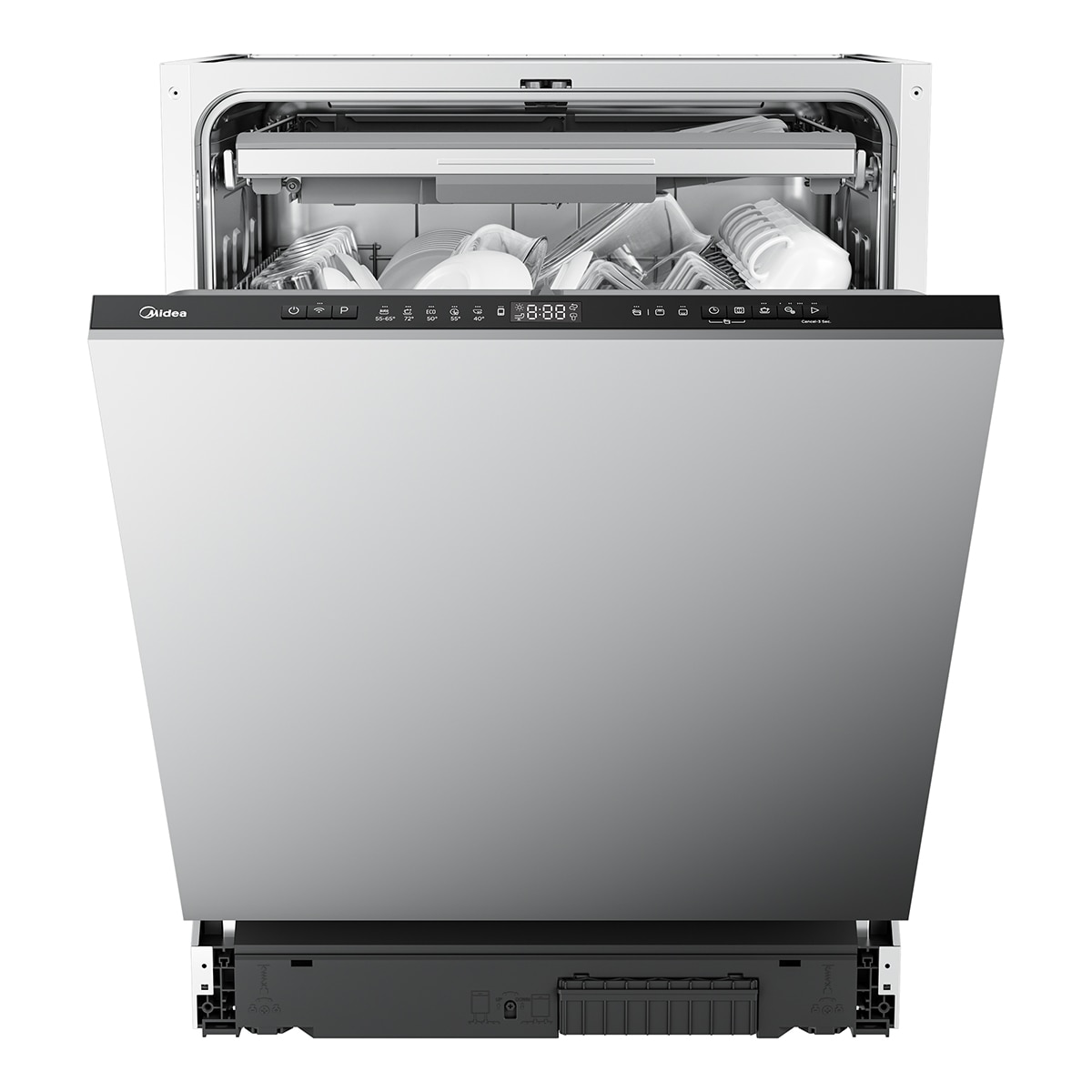 Imagem 0 de Máquina de Lavar Loiça Encastrável Midea MDWEB1403MB-EA de 14  Conjuntos e 60 cm,  5+4 Programas