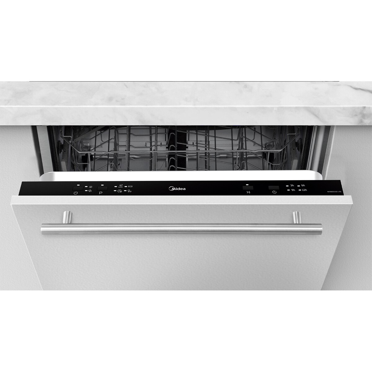 Imagen 10 de Lavavajillas integrable Midea 12 servicios, 60 cm, 4 programas - MID60S110.2