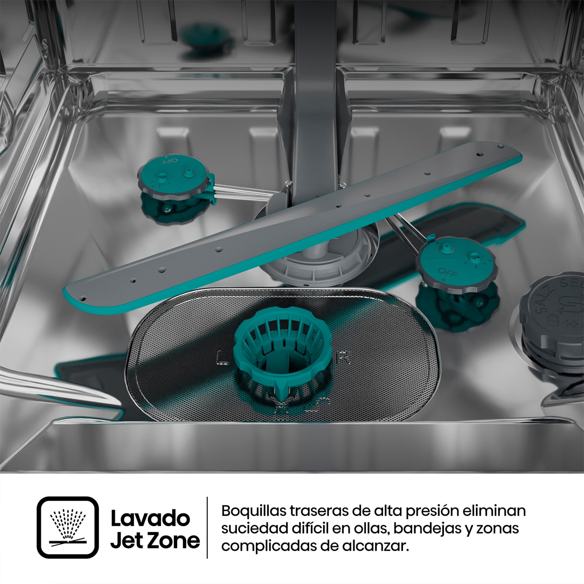 Lavavajillas integrable Hisense 16 servicios ,Tercera bandeja, 60 cm - HFI5A6360H 13