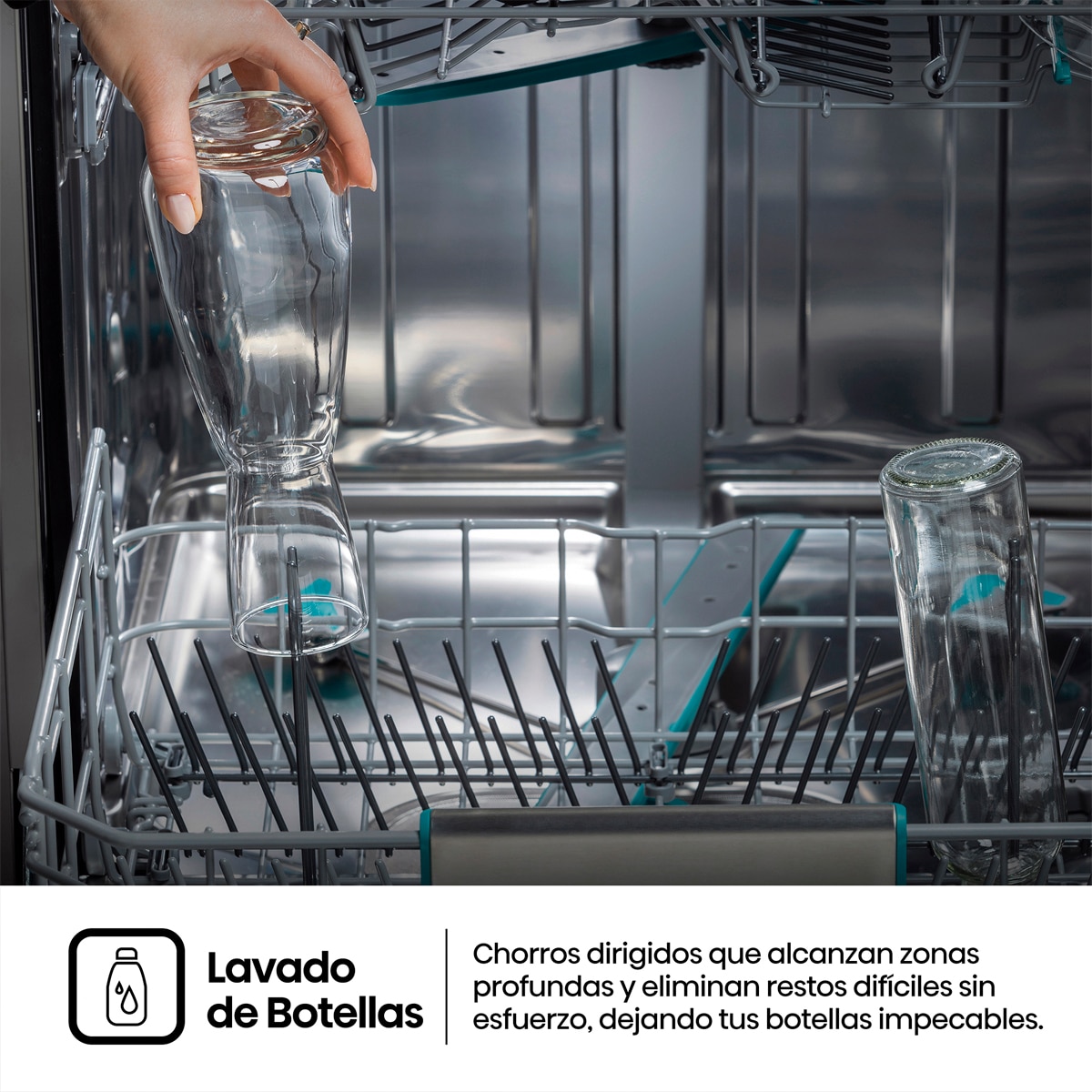 Lavavajillas integrable Hisense 16 servicios ,Tercera bandeja, 60 cm - HFI5A6360H 14