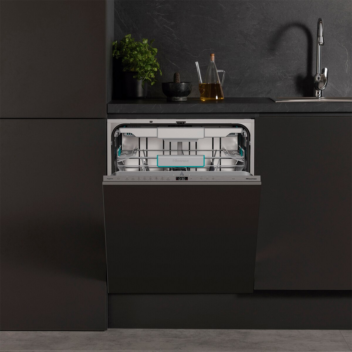 Lavavajillas integrable Hisense 16 servicios ,Tercera bandeja, 60 cm - HFI5A6360H 17