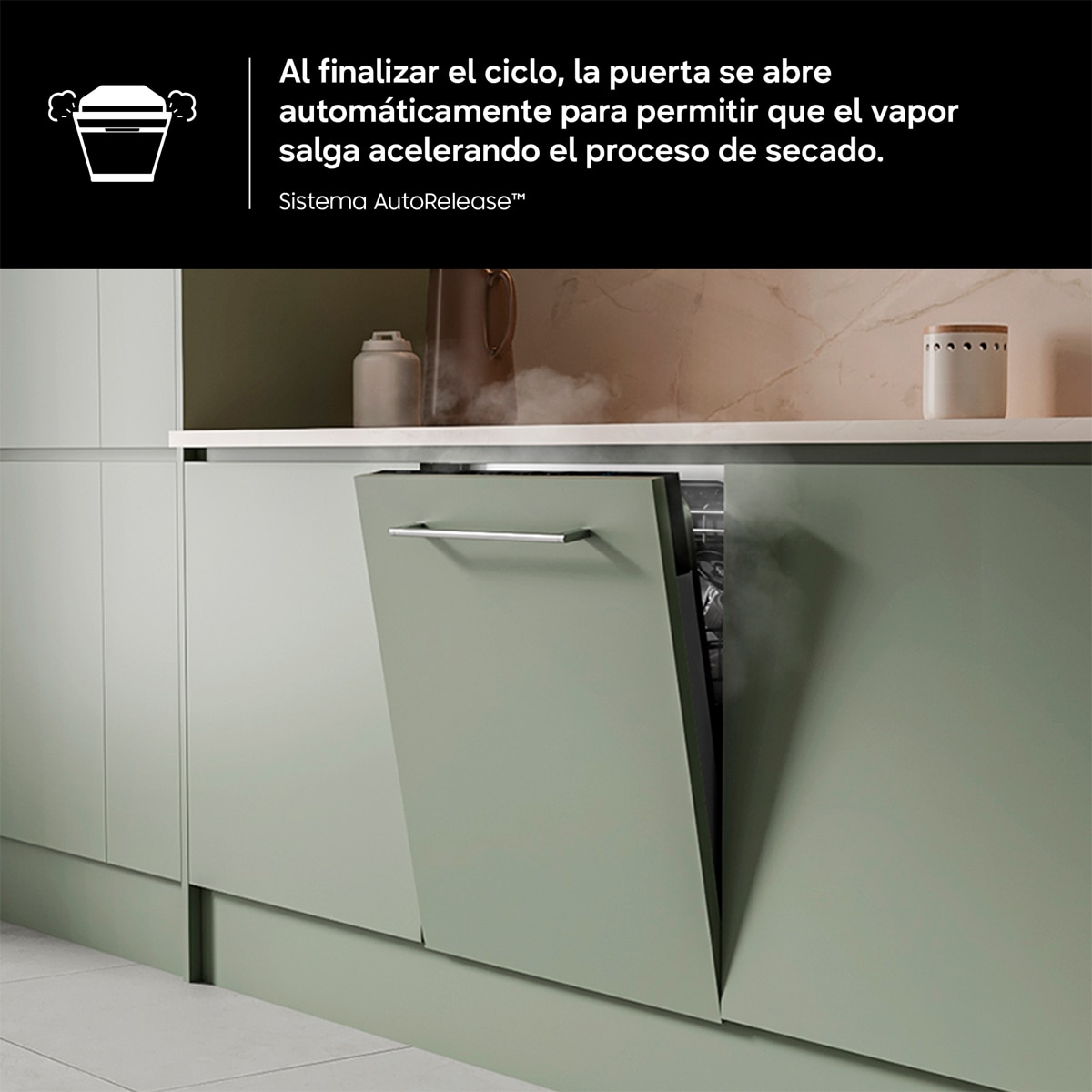 Lavavajillas Samsung Integrable 13 servicios, 60 cm - DW70H72WCI0U1 - Acero Inox Acero Inox-6