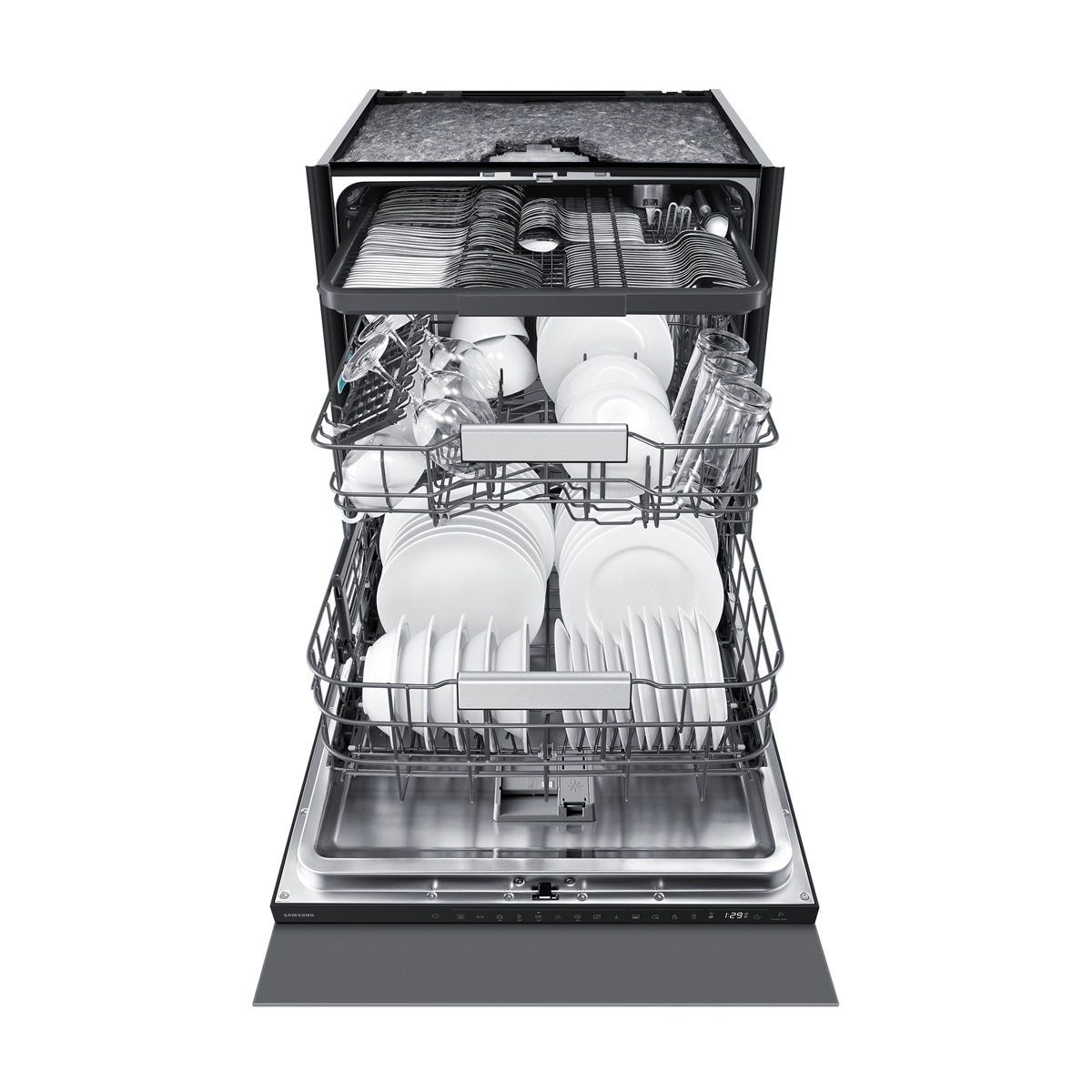 Lavavajillas Samsung integrable Bespoke AI 60 cm 14 cubiertos Clase A - DW80H77JAI0U1 - Acero Inox Acero Inox-11
