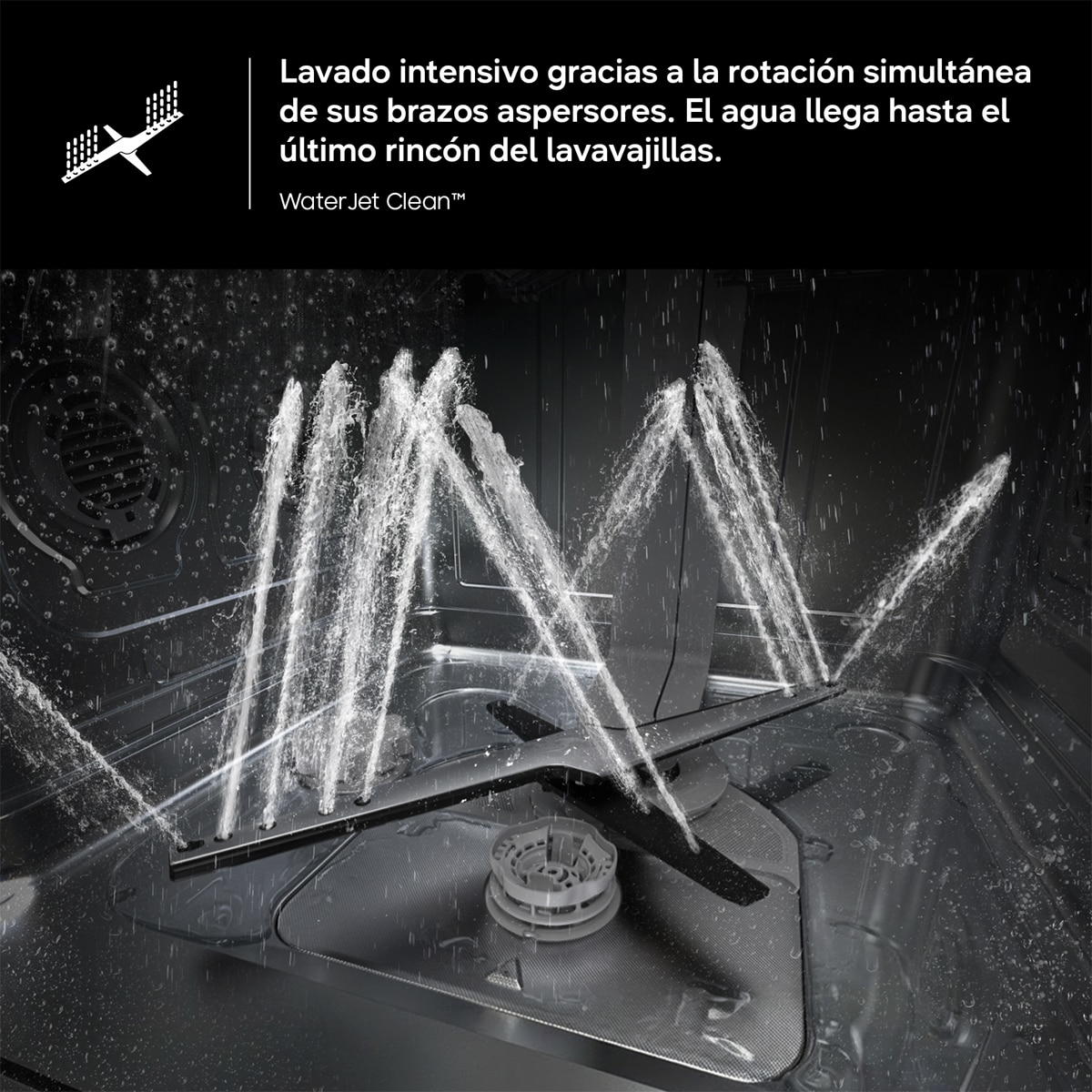 Lavavajillas Samsung Integrable Bespoke AI 60 cm 14 cubiertos Clase B - DW80H73WBI0U1 - Acero Inox Acero Inox-9