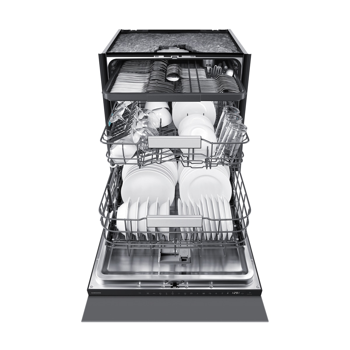 Lavavajillas Samsung Integrable Bespoke AI 60 cm 14 cubiertos Clase B - DW80H73WBI0U1 - Acero Inox Acero Inox-11