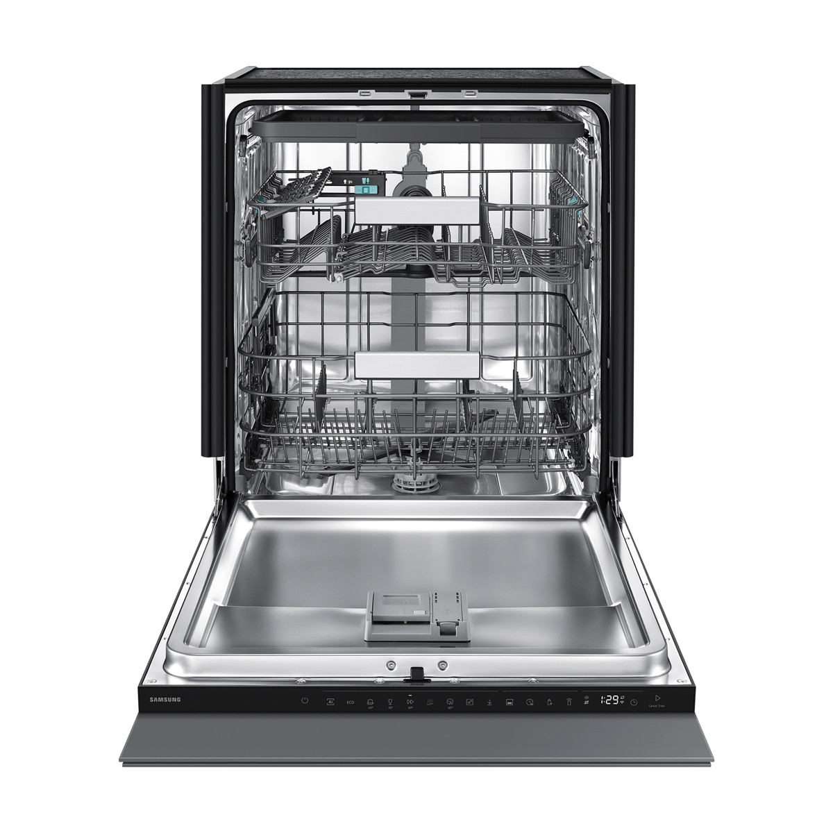 Lavavajillas Samsung Integrable Bespoke AI 60 cm 14 cubiertos Clase B - DW80H73WBI0U1 - Acero Inox Acero Inox-17