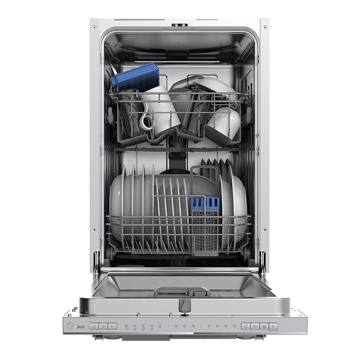 Imagem 0 de Máquina de Lavar Loiça Encastrável Midea MDWEB1004LS-W de 10 Conjuntos e 45cm