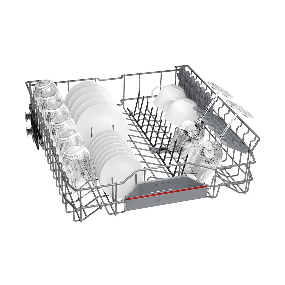 Máquina de Lavar Loiça Encastrável Bosch Série 6 SMH6YCX02E de 14 Conjuntos com PerfectDry 7