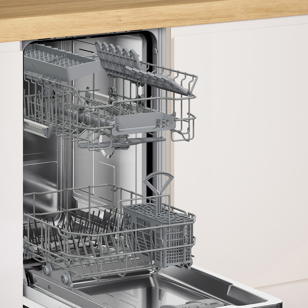 Máquina de Lavar Loiça Encastrável Bosch Série 2 SPV2HKX02E de 10 Conjuntos e 45 Cm com Home Connect 4