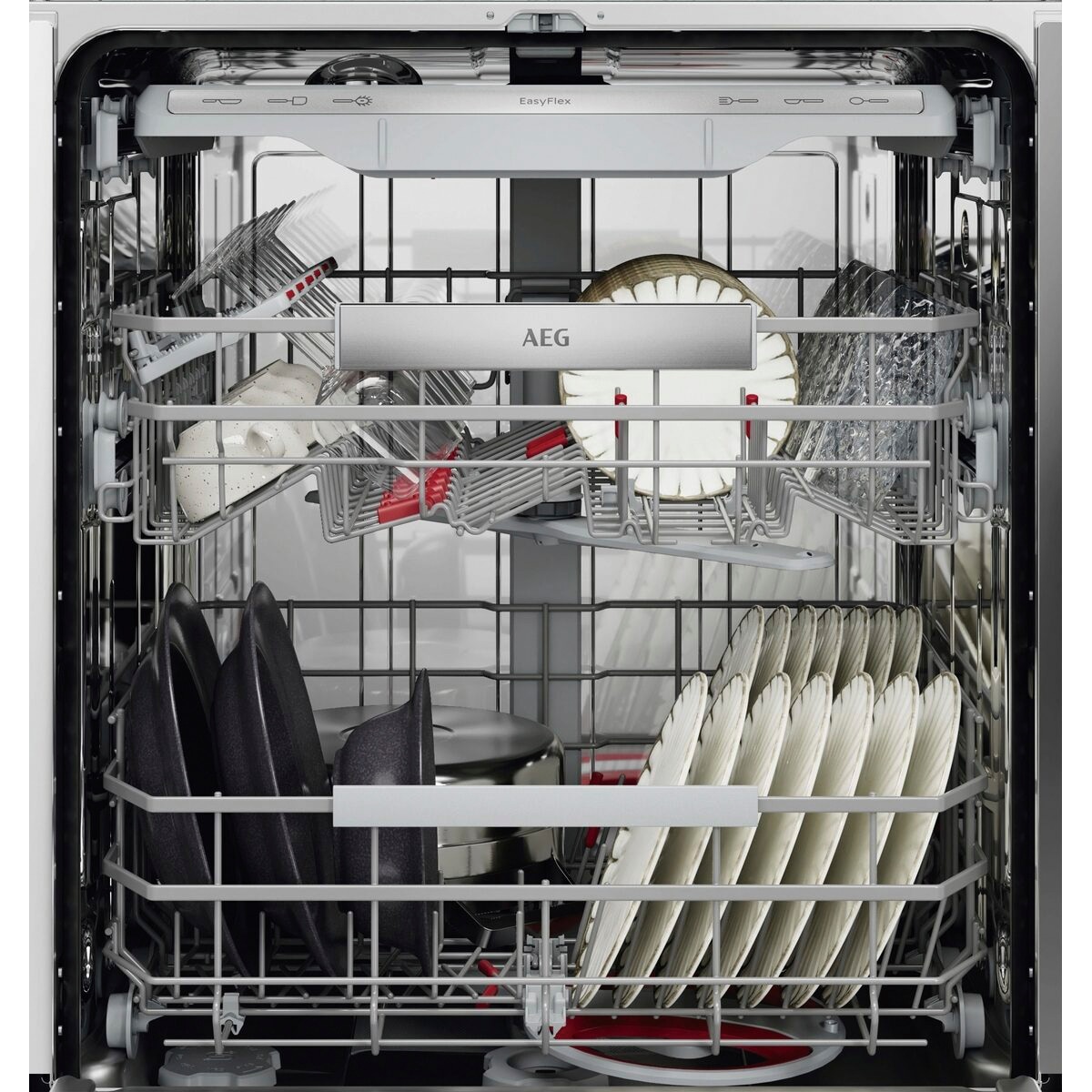 Lavavajillas integrable AEG, 14 servicios, bandeja cubiertos, extrasilencioso, 60 cm, Serie 8000 - GI8200A2SG 4