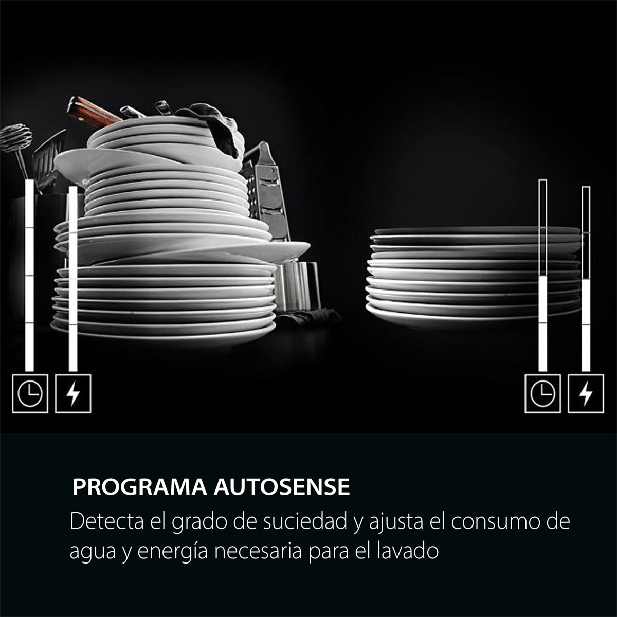 Lavavajillas integrable AEG, 14 servicios, bandeja cubiertos,cavidad XXL, especial cristal, extrasilencioso, 60 cm, Serie 7000 - FSE77707P 9