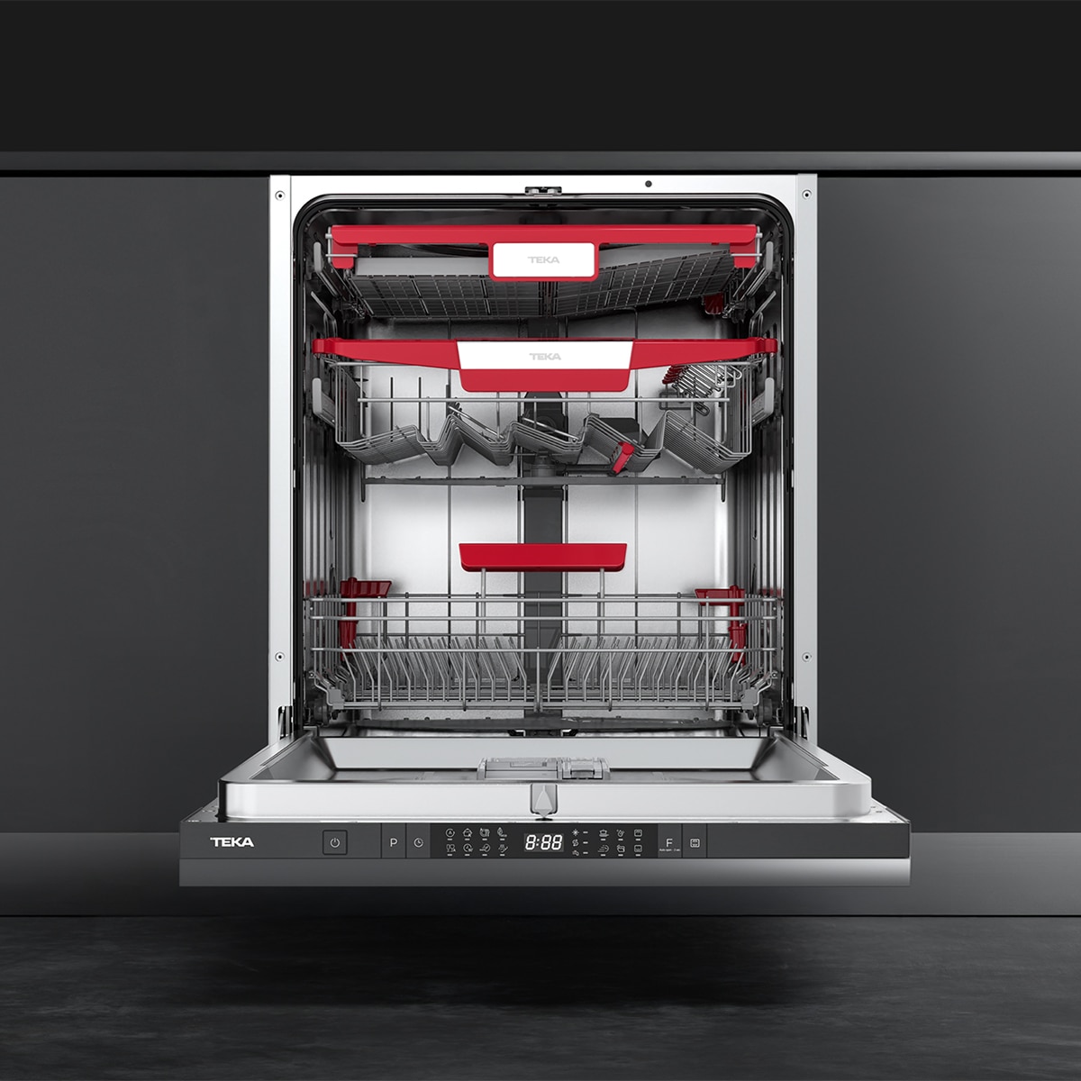 Lavavajillas Teka integrable 16 cubiertos 8 programas - DFI 86850 XL - Inox Inox-4