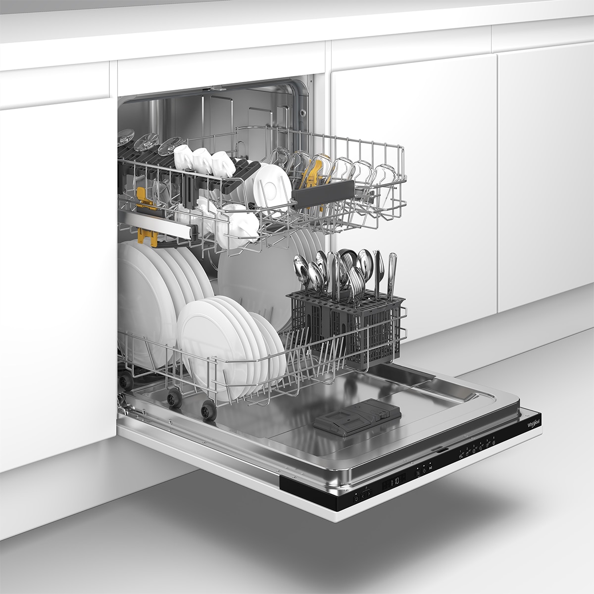 Lavavajillas integrable Whirlpool 14 servicios, 6 programas, 60 cm - WH2ITD14C6N6A 3