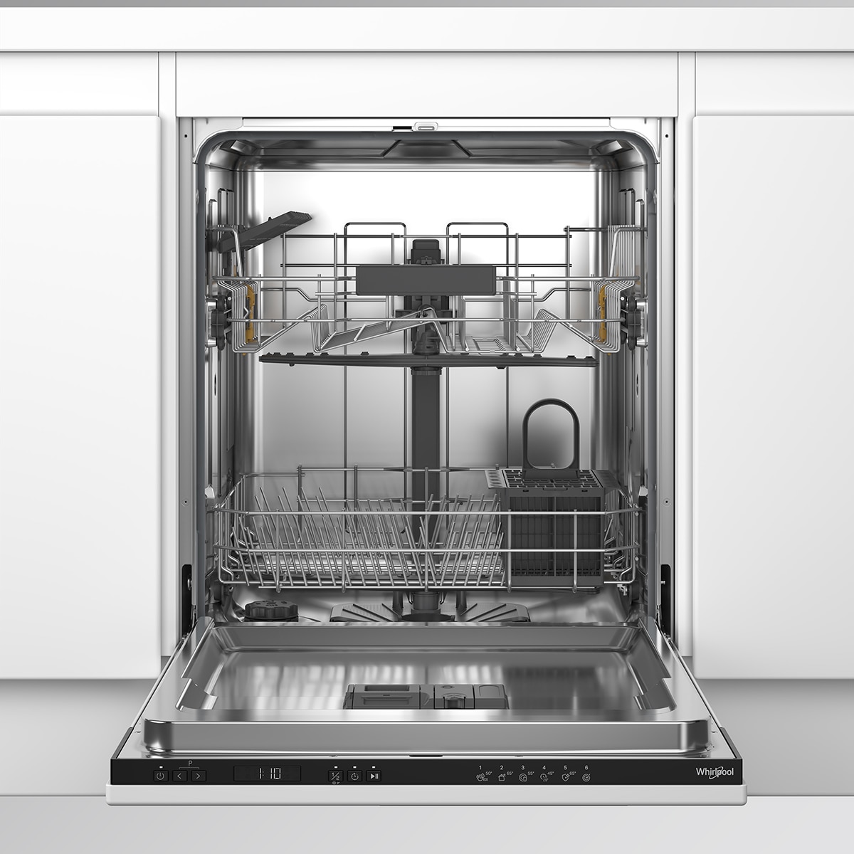 Lavavajillas integrable Whirlpool 14 servicios, 6 programas, 60 cm - WH2ITD14C6N6A 6