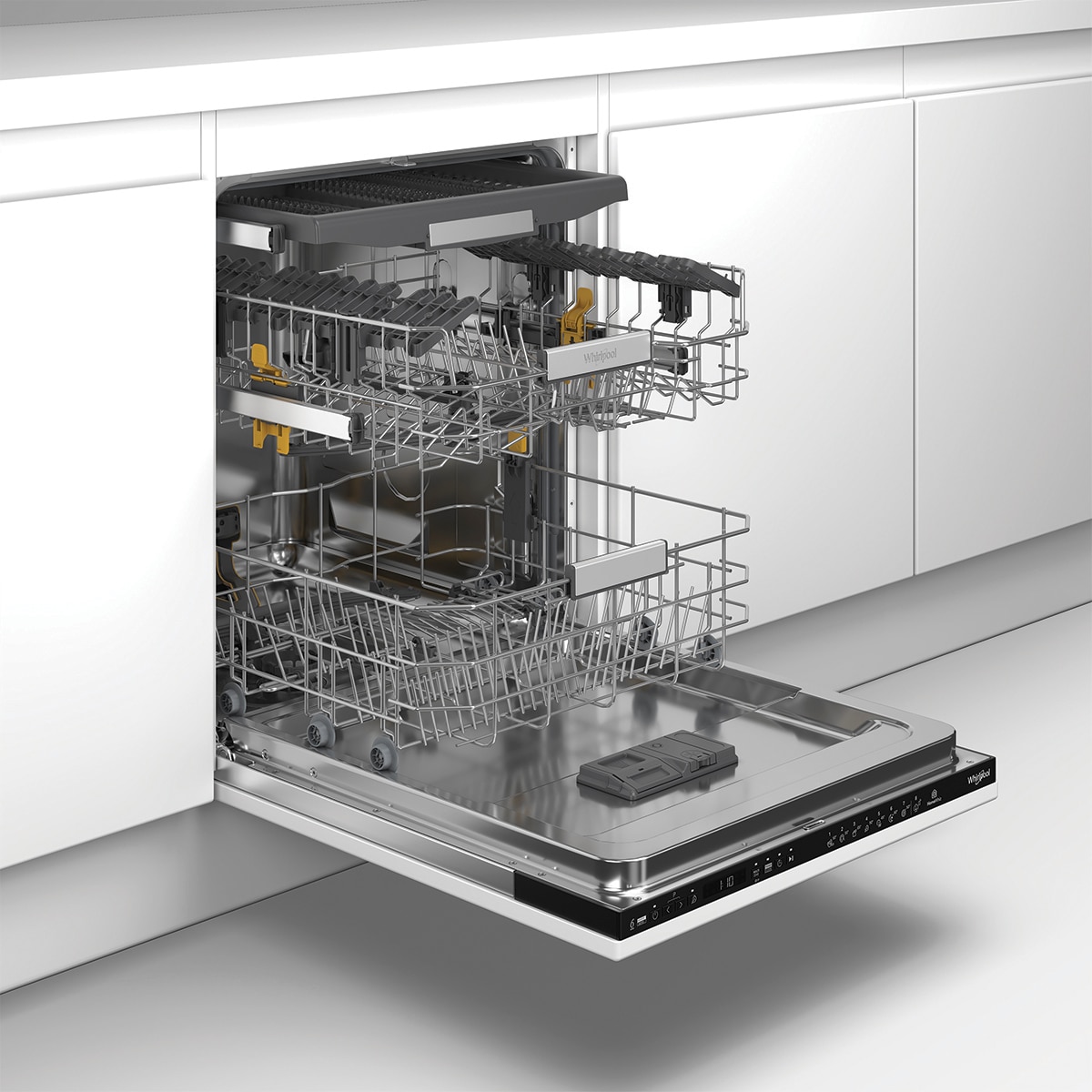 Lavavajillas integrable Whirlpool 14 servicios, 8 programas, 60 cm - W0ITP61LSW 10
