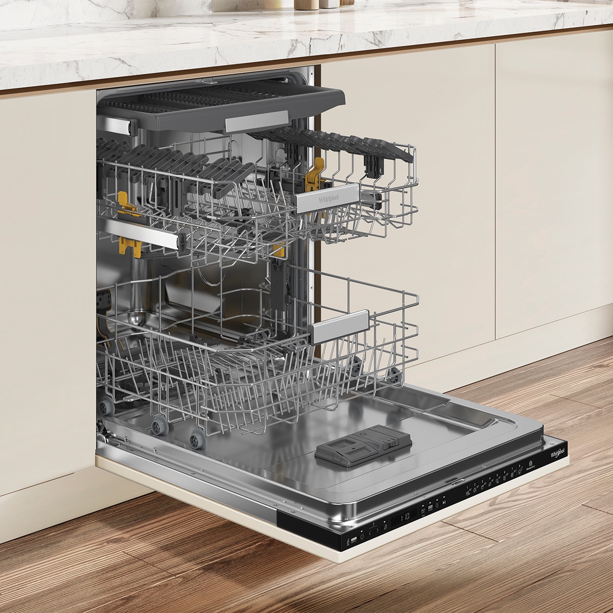 Lavavajillas integrable Whirlpool 14 servicios, 8 programas, 60 cm - W0ITP61LSW 11