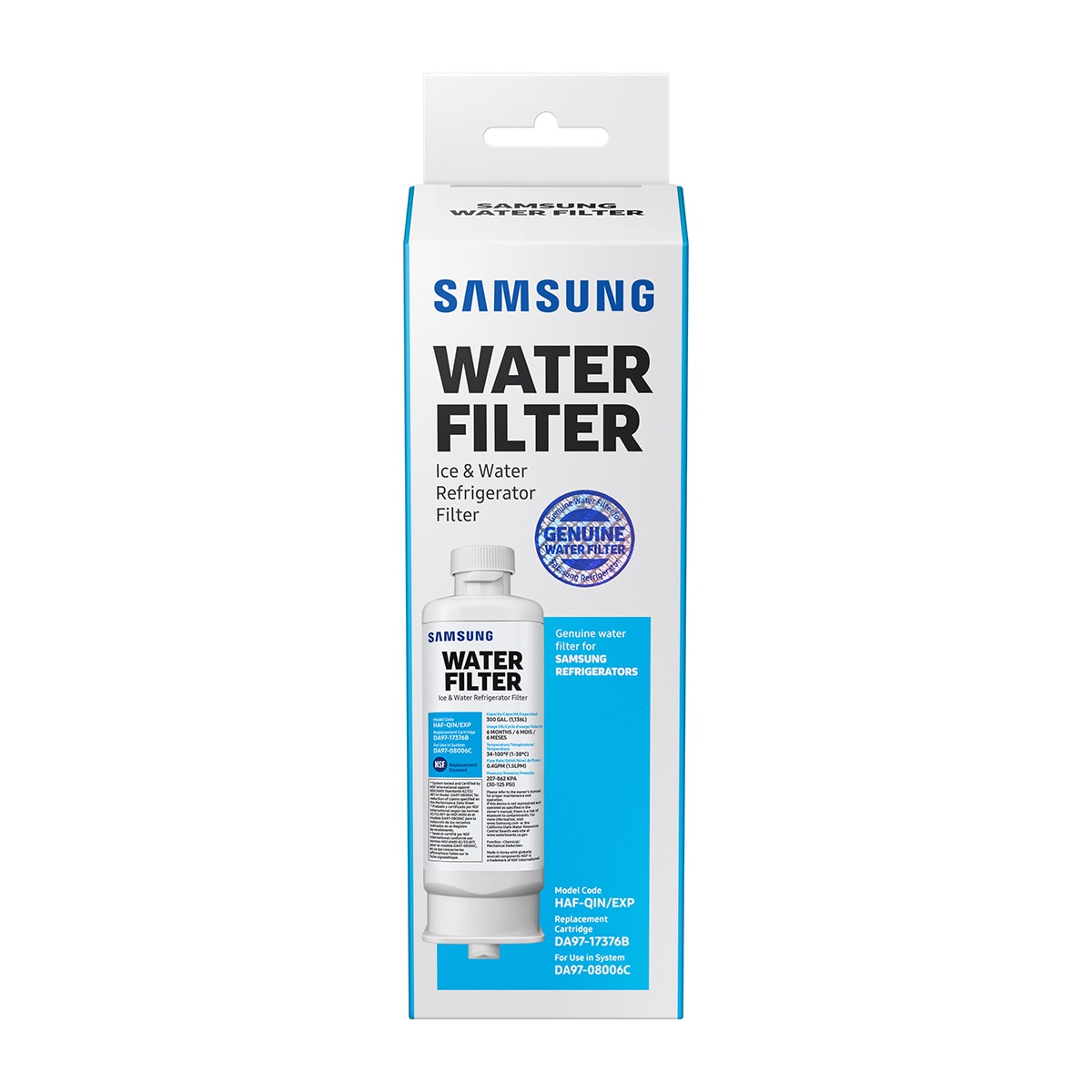 Filtro de agua para Frigorífico French Door Samsung HAF-QIN/EXP 3