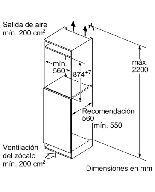 Arca Congeladora Encastrável Siemens GI21VAFE0 Mini com 3 Gavetas Branco-6