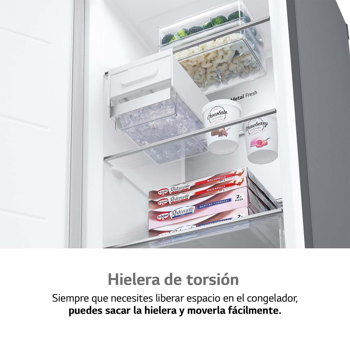 Congelador vertical LG Total No Frost, 186 cm, 324 l, inox- GFM61MBCSF Inox-7
