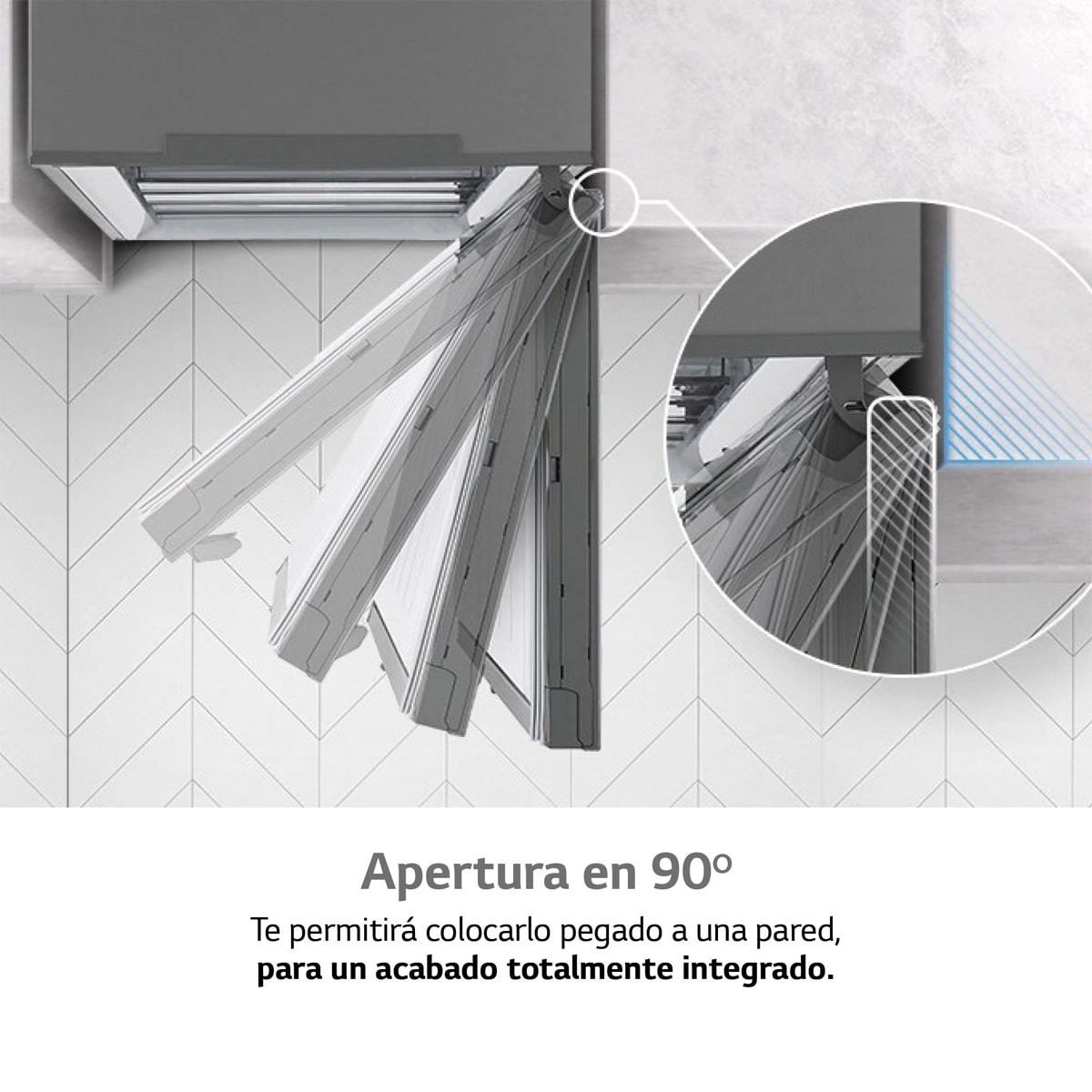 Congelador vertical LG Total No Frost, 186 cm, 324 l, inox- GFM61MBCSF Inox-8