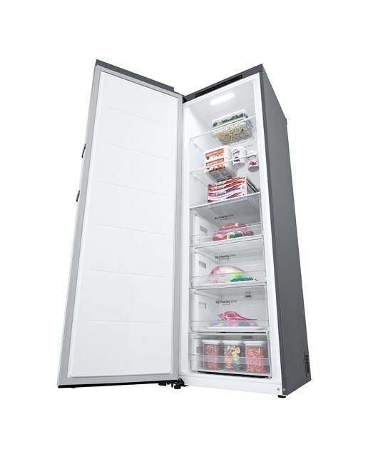 Congelador vertical LG No Frost 186 cm, 355 l, Multi Air Flow, Inox- GFT41PZGSZ Inox-6