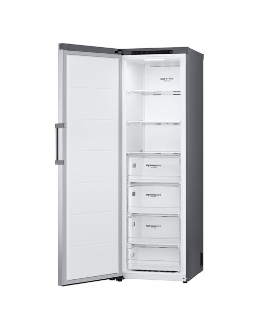 Congelador vertical LG No Frost 186 cm, 355 l, Multi Air Flow, Inox- GFT41PZGSZ Inox-8