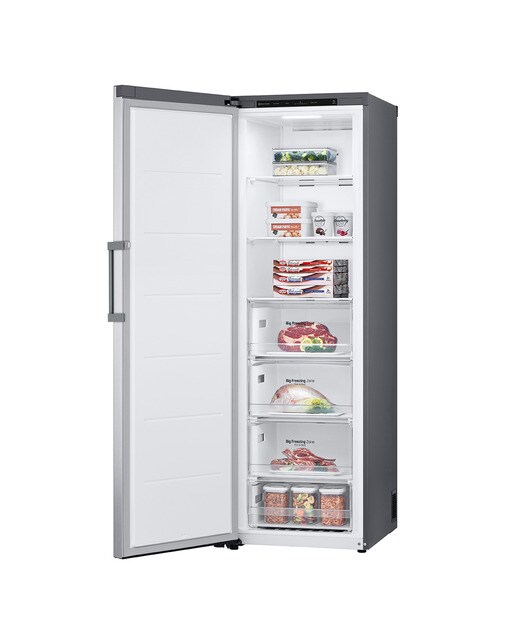 Congelador vertical LG No Frost 186 cm, 355 l, Multi Air Flow, Inox- GFT41PZGSZ Inox-9