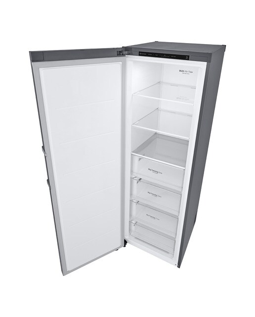 Congelador vertical LG No Frost 186 cm, 355 l, Multi Air Flow, Inox- GFT41PZGSZ Inox-10