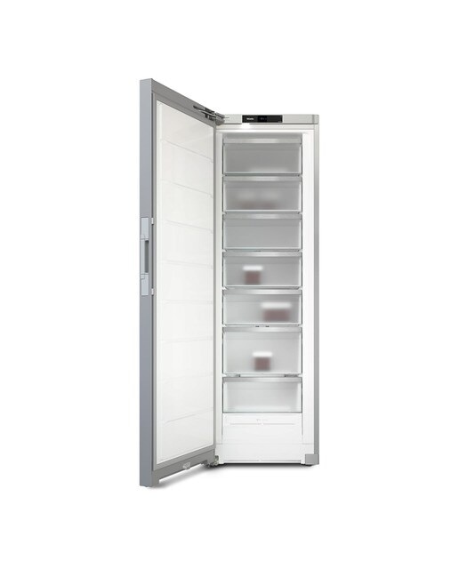 Arca Congeladora Vertical Miele FNS4882Dedt/cs No Frost e Side-by-Side e de 185 cm - Aço Inox Aço inoxidável-3