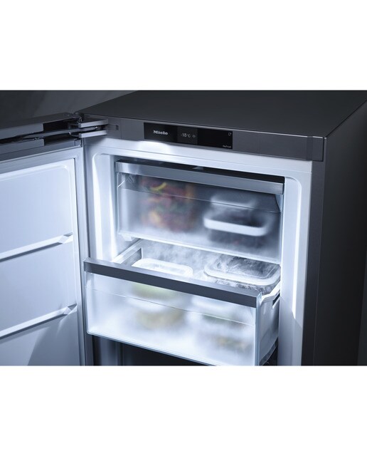 Arca Congeladora Vertical Miele FNS4882Dedt/cs No Frost e Side-by-Side e de 185 cm - Aço Inox Aço inoxidável-5