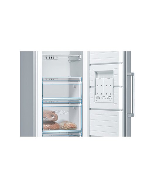 Arca Congeladora Vertical Bosch Serie 4 GSN36VIEP No Frost de 186 cm - Inox Aço Inoxidável Anti-Impressões Digitais-5