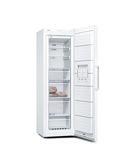 Congelador vertical Bosch cajones BigBox Serie 4 - GSN36VWEP Blanco-2