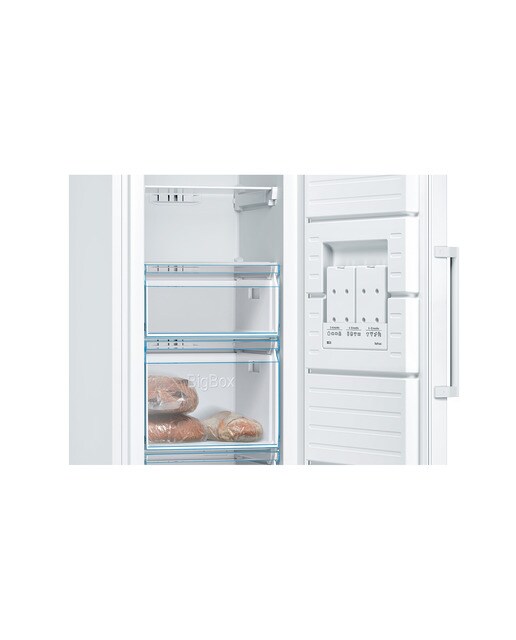 Congelador vertical Bosch cajones BigBox Serie 4 - GSN36VWEP Blanco-4