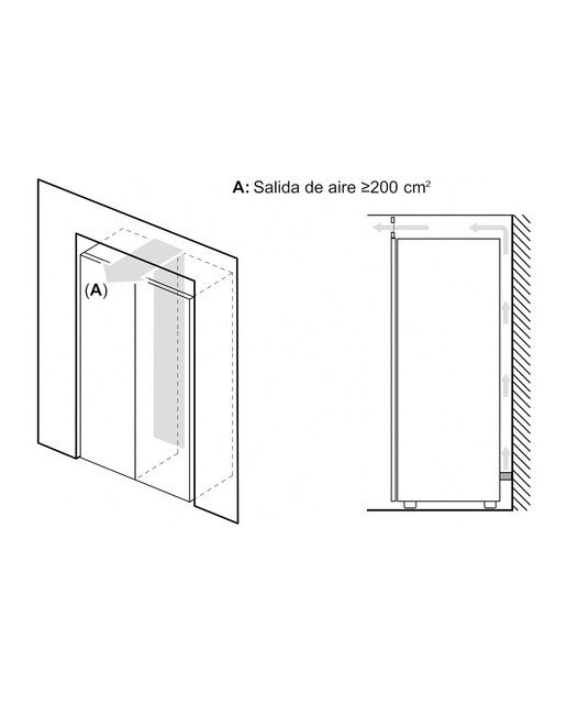 Arca Congeladora Vertical Balay 3GFE564ME No Frost de 186 cm - Inox Look Inox-9
