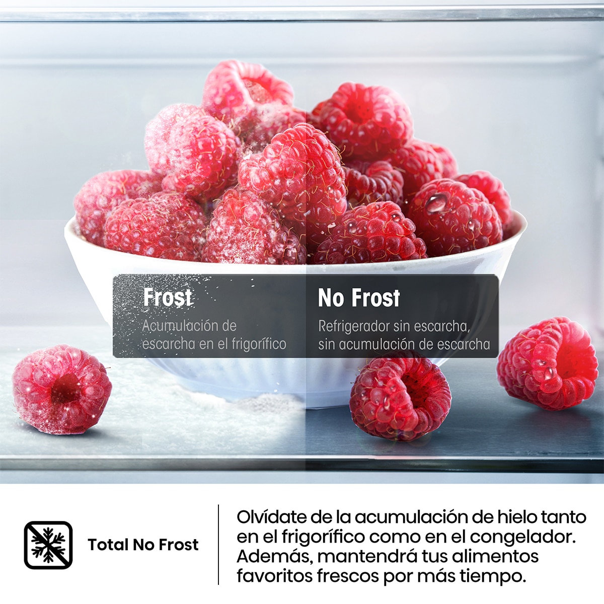Imagen 6 de Congelador vertical Hisense No frost, Multi Airflow - FV191N4AW2 - Blanco Blanco