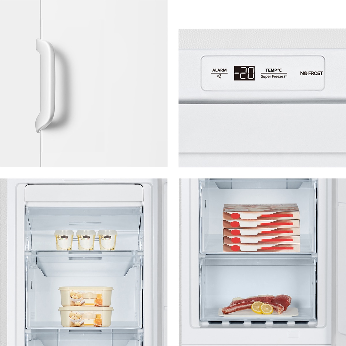 Imagen 14 de Congelador vertical Hisense No frost, Multi Airflow - FV191N4AW2 - Blanco Blanco