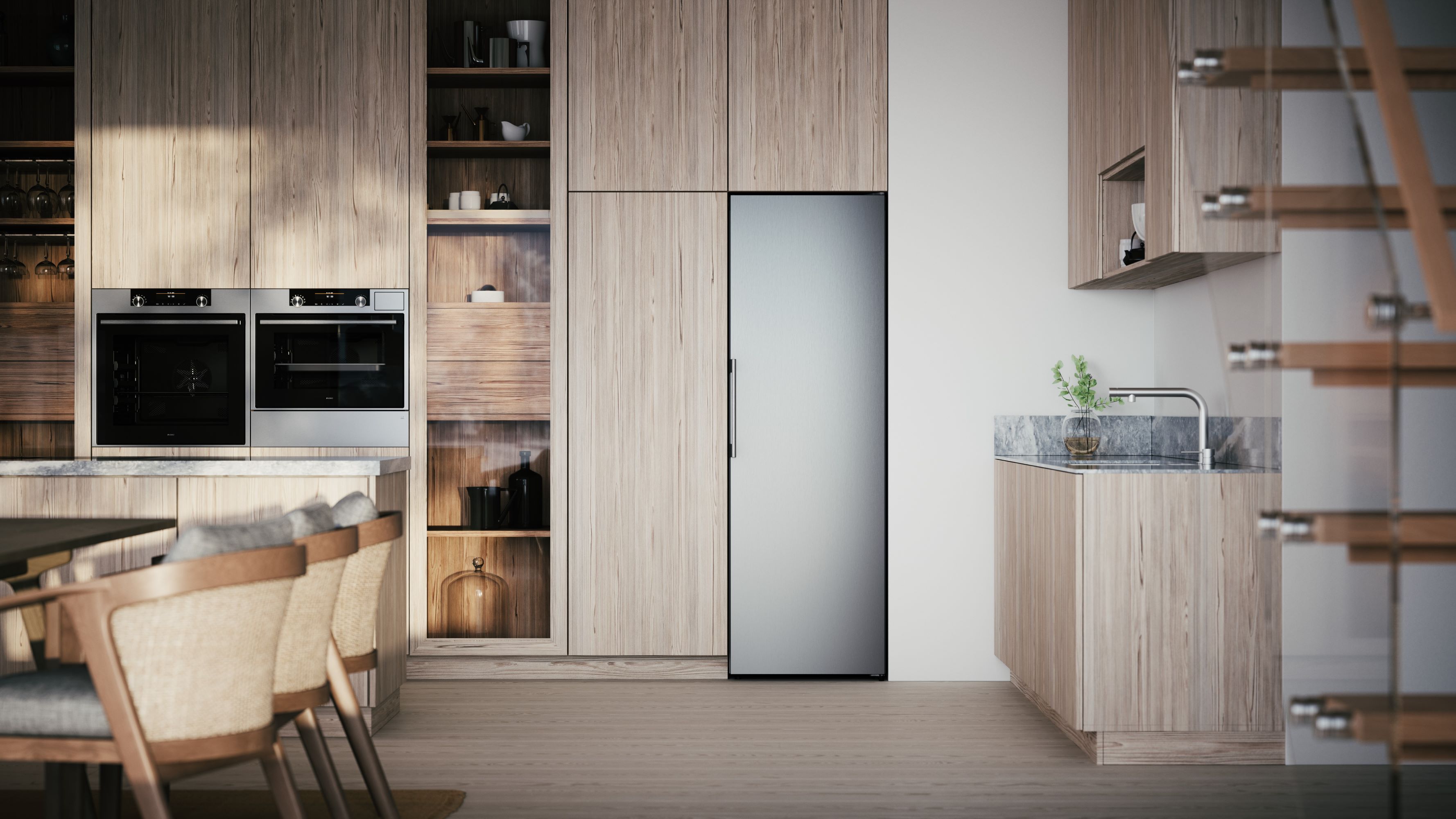 Arca Congeladora Vertical Asko FN23841S No Frost e de 185 cm - Inox Aço inoxidável-3