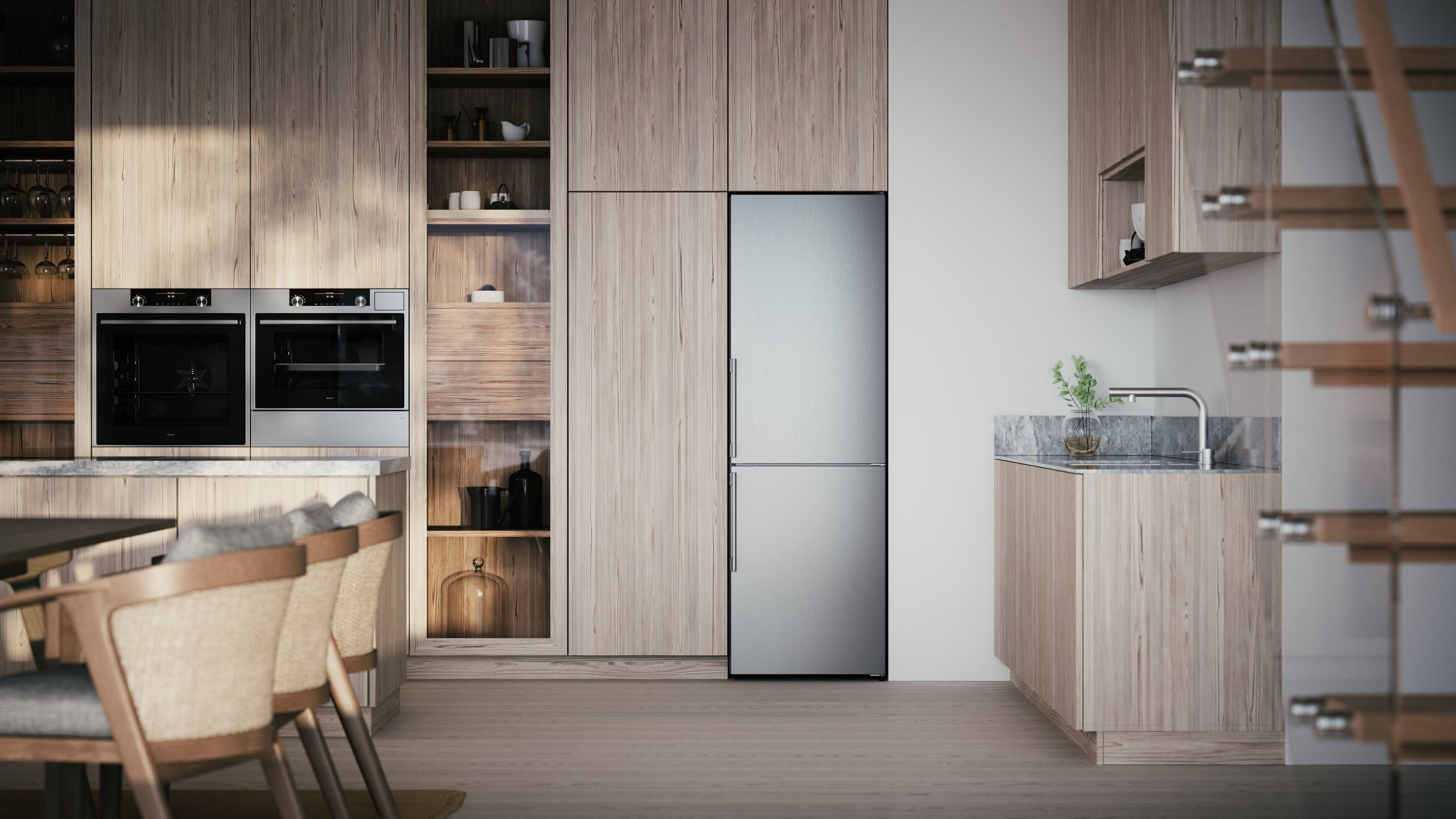 Arca Congeladora Vertical Asko FN23841S No Frost e de 185 cm - Inox Aço inoxidável-4