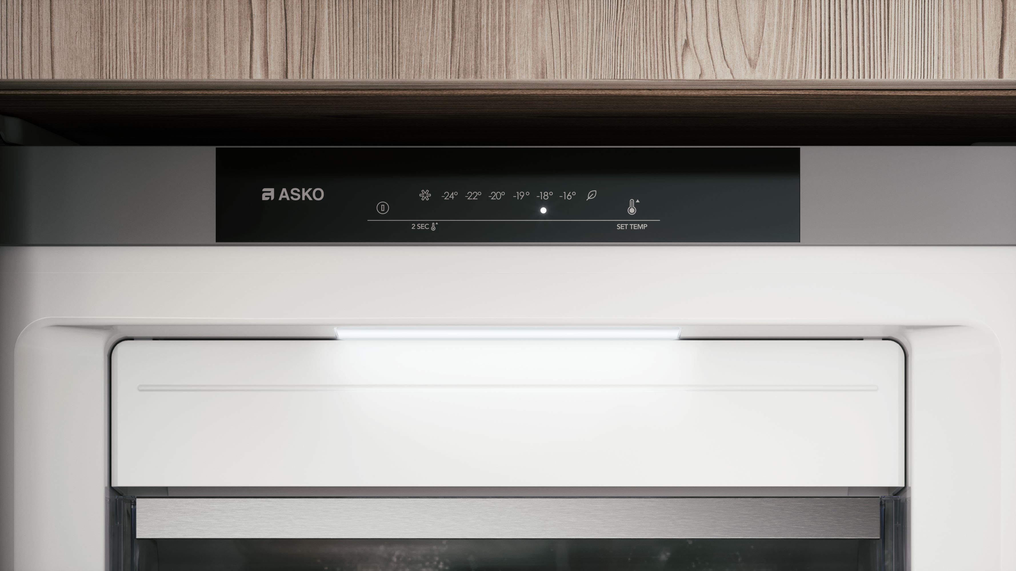 Arca Congeladora Vertical Asko FN23841S No Frost e de 185 cm - Inox Aço inoxidável-9