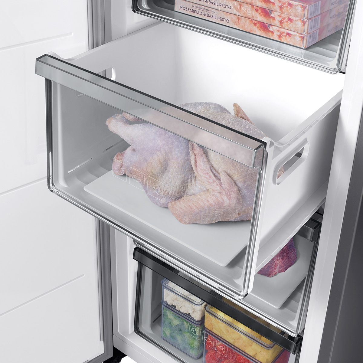 Congelador vertical Samsung No Frost - RZ32C7BB6S9/EF Inox-5