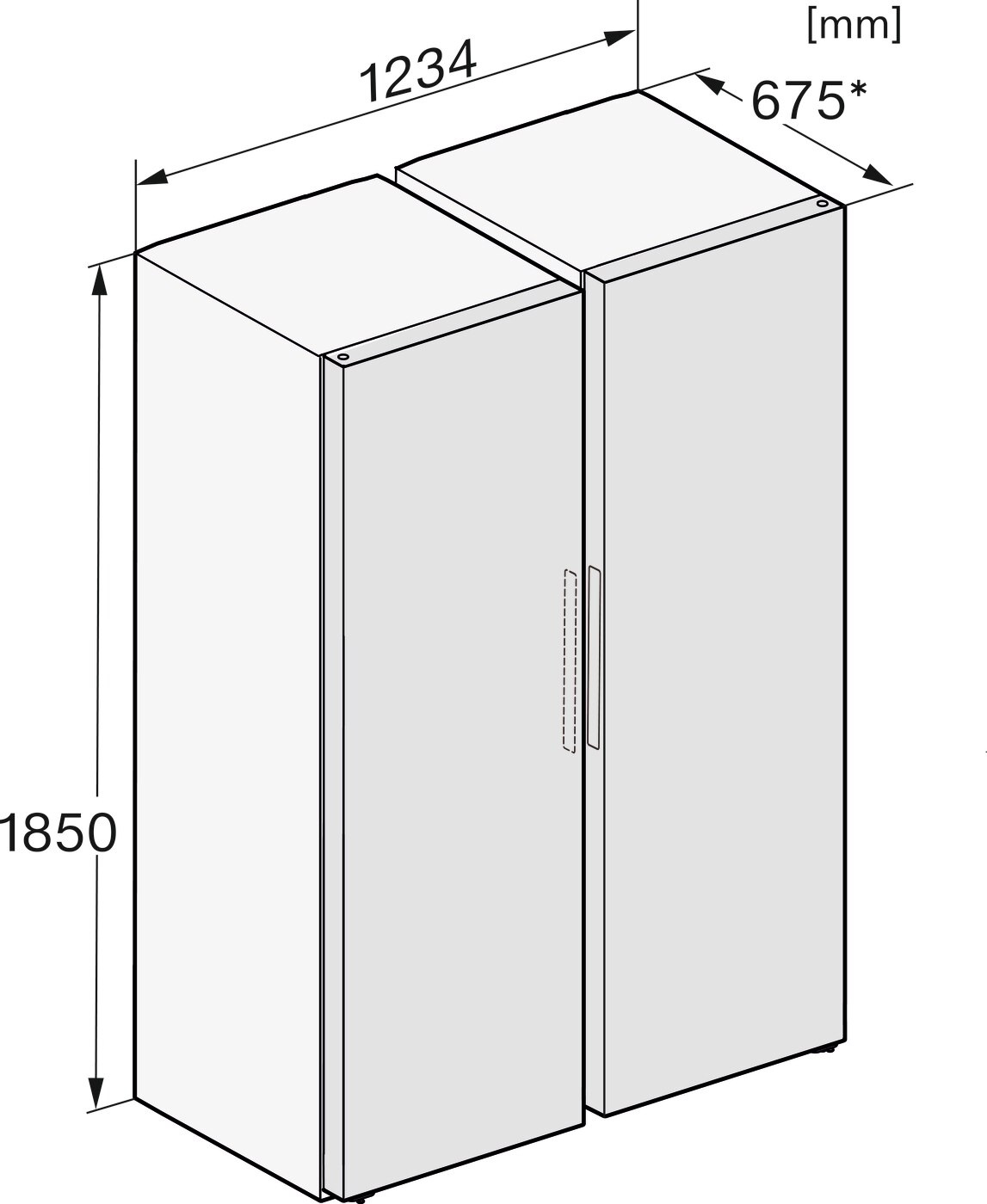 Arca Congeladora Vertical Miele FNS 4382 D ws NoFrost e SideOpen para Combinação Side-by-Side e de 185,5 cm - Branco Branco-11