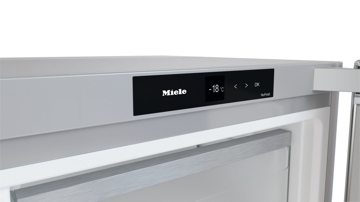 Arca Congeladora Vertical Miele FNS 4382 D el NoFrost e SideOpen para Combinação Side-by-Side e de 185,5 cm - Aço Inoxidável Inox-5