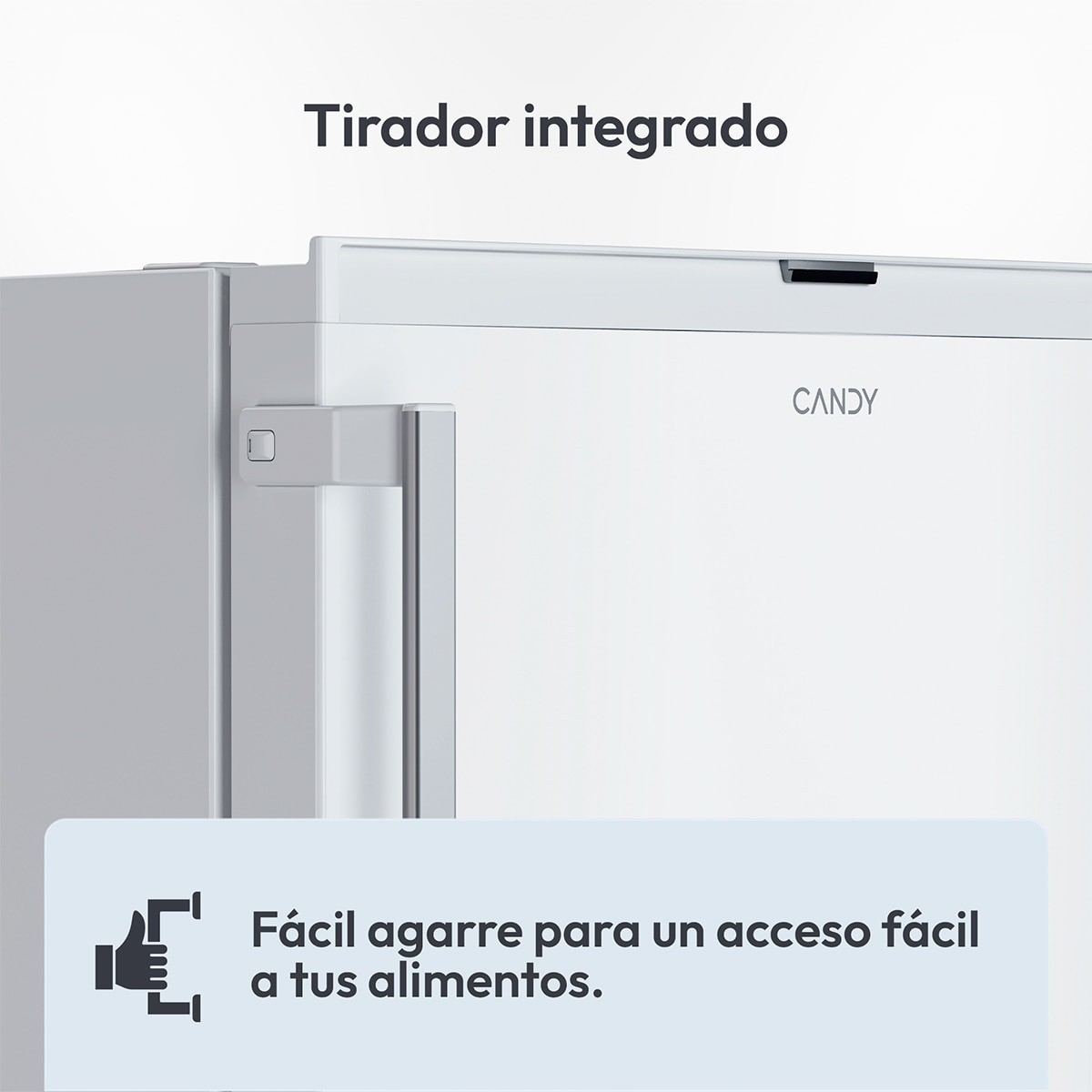 Congelador vertical Candy - CNUQ2L58EWH Blanco-9